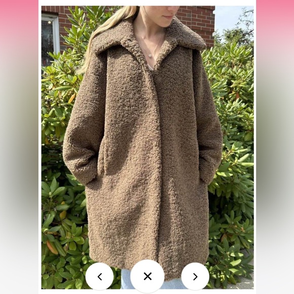 NWT Apparis Gina Faux Fur Teddy Coat - Picture 2 of 8